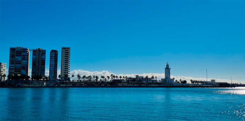 Vista de Málaga